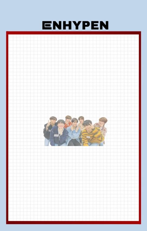 Enhypen Template, Kpop Template, Note Template, Notes Template, Indie Kids, Border Design, Printable Planner, Stationery, Bts