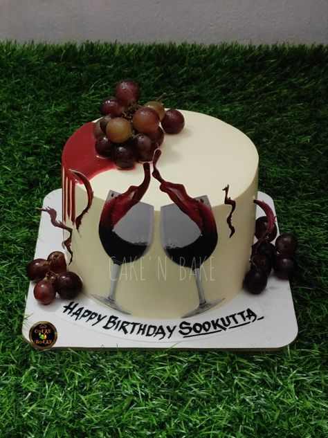 Wine Theme Cakes, Wine Theme, Theme Cake, Themed Cakes, Cake Designs, Wine, Baking, Cake, Birthday