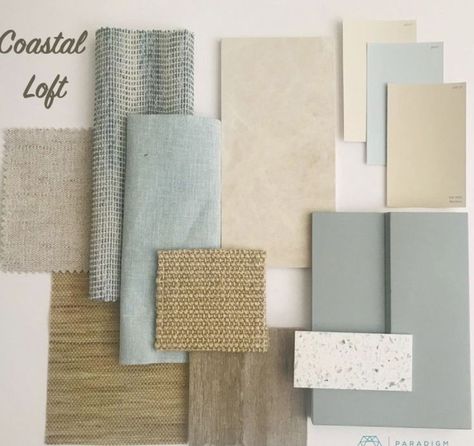 Coastal Loft, Beach House Colors, Beach House Interior Design, House Color Palettes, Beach House Interior, Coastal Living Room, Coastal Interiors, Residential Interior Design, Coastal Design