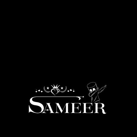 SAMEER EDITOR\___>🐰 Sameer Name Logo, Aztec Tattoo Designs, Aztec Tattoo, Crafts Room, Creative Profile Picture, Name Photo, Diy Crafts Room Decor, Name Logo, Love Drawings