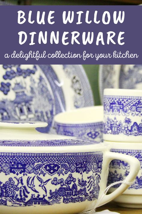 Blue Willow Dinnerware Sets make a great addition to your tableware and they come in a variety of options to choose from. Blue And White Dinnerware Sets, Blue Willow Wedding, Flow Blue China, Blue Willow Dishes, Blue And White Dinnerware, White Dinnerware Set, Blue Willow China, China Dinnerware Sets, Blue Dinnerware