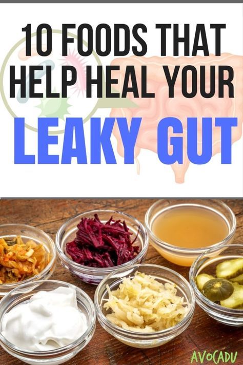 10 Foods that help heal your leaky gut | Gut health is connected to weight loss, mental health, and so much more | Avocadu.com #healthyfoods #weightloss Heal Leaky Gut, Gut Health Diet, Probiotic Foods, Are You Serious, Leaky Gut, Food Help, Health Diet, Digestive Health, Clean Eating Snacks