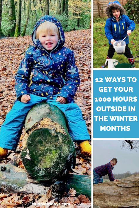 1000 Hrs Outside, 1000 Hours Outside Schedule, 1000 Hours Outside Winter, 1000 Hours Outside Activities, Winter Outdoor Activities For Kids, Winter Outdoor Play, 1000 Hours Outside, What To Do Outside, Outdoor Activities For Toddlers