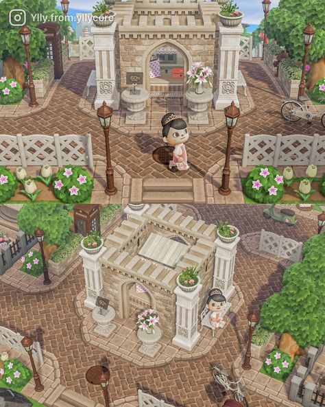 Acnh Asthetics, Ac Ideas, Ac New Leaf, Animal Crossing Guide, Animal Crossing Wild World, Qr Codes Animal Crossing, Acnh Ideas, Medieval Houses, Acnh Inspo