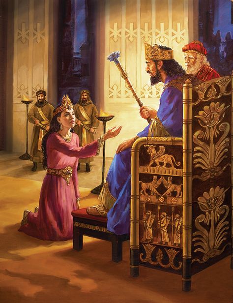 throne room Biblical Drawings, Queen Esther Bible Story, Queen Esther Bible, Church Mural, Esther Bible Study, Esther Bible, Persian Warrior, Biblical Artwork, Bible Artwork