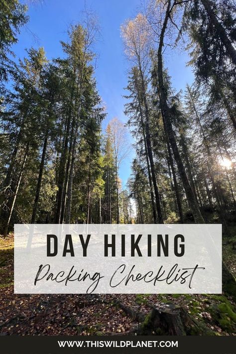 Hiking is one of the most accessible outdoor activities. You likely already have the basics of what you need for a day hike lying around your house! I suggest starting with what you already have, and upgrading as you figure out what you like and what features are important to you. This day hike packing list covers some essential items to bring along with you on short hikes. What To Pack For Hiking Day Trip, Day Hike Packing List, Hiking Packing List, Hiking Day Pack, Hiking Pack, Packing Checklist, Camping Tips, Essential Items, Day Hike