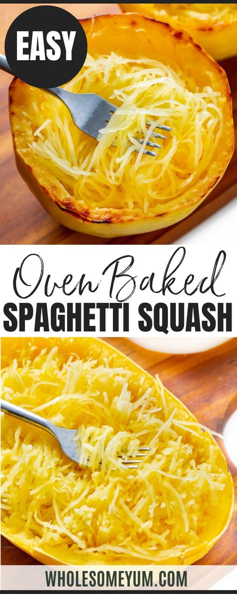 How To Cook Spaghetti Squash in The Oven Cooking Spagetti Squash In Oven, Baked Spagetti Squash Recipes, How Do You Cook Spaghetti Squash In The Oven, Spaghetti Squash Bake In Oven, Spaghetti Squash Cooking, Baked Spagetti Squash Oven, Best Way To Roast Spaghetti Squash, Spaghetti Squash Cook, Best Way To Make Spaghetti Squash