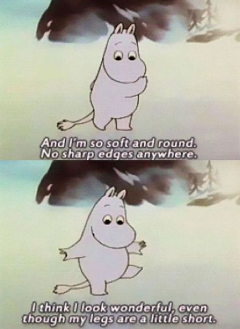 Moomin Valley, Jrr Tolkien, Clueless, 귀여운 동물, Pretty Words, Body Positivity, Make Me Smile, Cute Art, Harry Potter