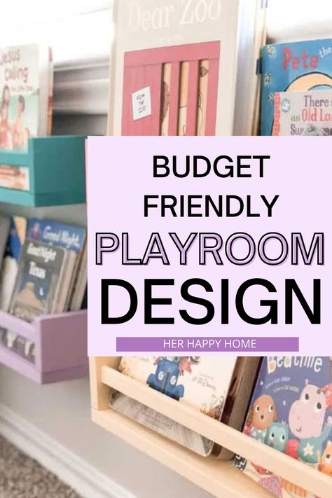 Simple Playroom Ideas Easy Diy, Small Playroom Setup, Playroom Makeover On A Budget, Playroom Ideas Simple, Playroom Zones, Kids Playroom Ideas Small Space, Amazon Playroom, Loft Playroom Ideas, Simple Playroom Ideas