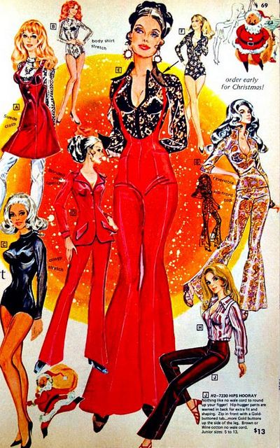 Fredericks of Hollywood 1971 1971 Fashion, 40s Mode, 60s And 70s Fashion, 70s Women, 70s Inspired Fashion, Soft Face, Fashion Illustration Vintage, Bald Head, Mia 3