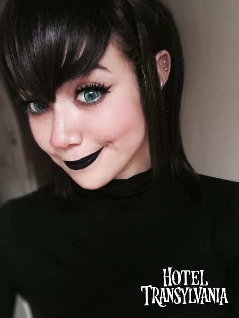 Mavis makeup from Hotel transylvania Mavis Hotel Transylvania Haircut, Mavis Halloween Makeup, Mavis Dracula Makeup, Mavis Makeup Hotel Transylvania, Mavis Hotel Transylvania Makeup, Mavis Makeup, Dracula Makeup, Mavis Costume, Mavis Hotel Transylvania