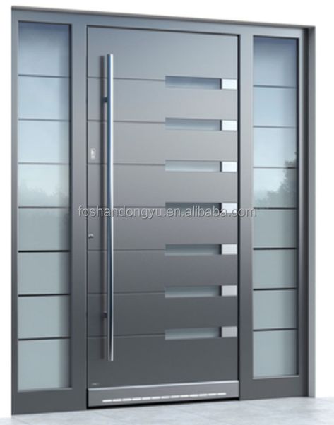 America Anti-Rust Bullet Proof Rotatable Exterior Front Villa Security 304 Stainless Steel Pivot Door https://m.alibaba.com/product/1600448674353/America-Anti-Rust-Bullet-Proof-Rotatable-Exterior.html?__sceneInfo={"cacheTime":"1800000","type":"appDetailShare"} Stainless Steel Door Design Entrance, Security Door Design Front Entry, Steel Door Design Front Entry, Front Pivot Door, Steel Entrance Door, Steel Pivot Door, Security Door Design, Front Door Security, Stainless Steel Gate