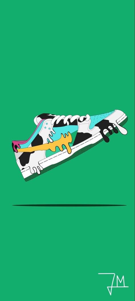 Sneakers Illustration Nike, Sneakers Wallpaper Iphone, Jordan 1 Cartoon, Sneakers Wallpaper Art, Shoe Wallpapers Iphone, Kasut Nike, Jordan Shoes Wallpaper, Nike Wallpaper Backgrounds, Nike Wallpaper Iphone