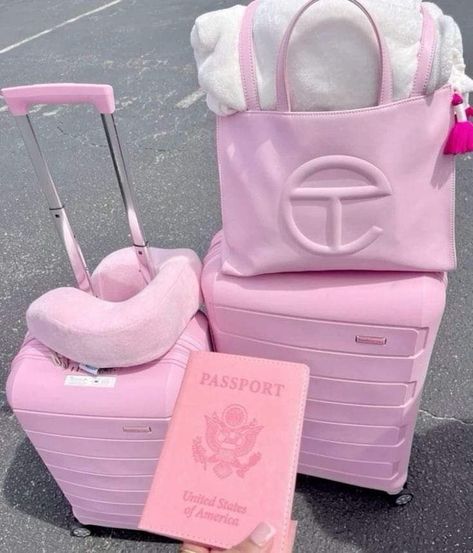 Girly Items, Bus Ticket, Cute Luggage, Luxury Bags Collection, Pink Lifestyle, Pretty Pink Princess, Pink Life, Lv Bags, Girly Bags