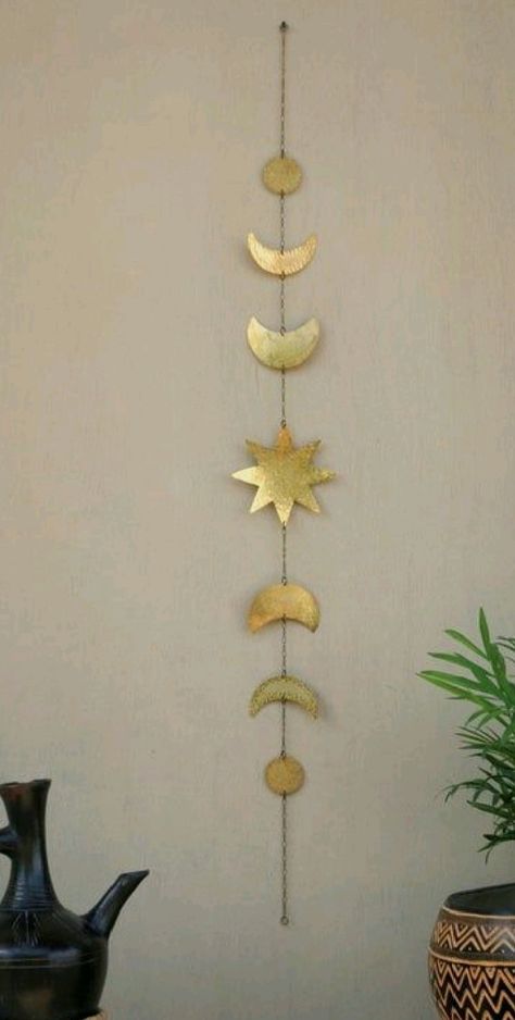 Moon Hanging Decor Diy, Clay Wall Decor, Mdf Crafts, Ramadan Crafts, Diy Bags Patterns, Mobile Art, Diy Journal, Ceramics Ideas Pottery, Diy Prints