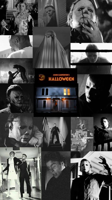 Halloween Michael Myers Wallpaper Aesthetic, Micheal Myers Wallpaper Halloween, Halloween 1978 Aesthetic, Michael Myers Wallpaper Aesthetic, Slasher Wallpaper, Slasher Party, Halloween Movie 1978, Michael Myers Wallpaper, Summer Slasher