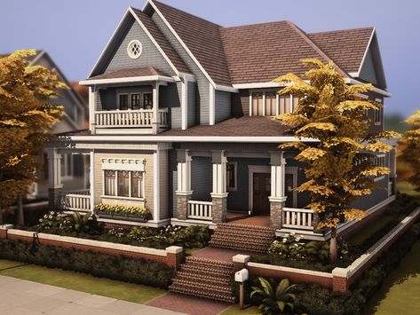 Sims 4 Traditional House, Sims 4 Family Home Patreon, Sims 4 Famous Houses, Sims 4 Family House, Beach Mansion, Sims 4 Family, Famous Houses, Save File, American House