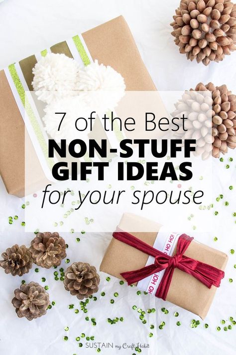 Best non-stuff gift ideas for your spouse | Throughtful gifts for husband or wife | Meaningful gifts for men and women | Christmas gift ideas for the family Handmade Boxes, Spouse Gifts, Meaningful Christmas Gifts, Thoughtful Gifts For Him, Tshirt Yarn, Last Minute Birthday Gifts, Coaster Pattern, Meaningful Christmas, Crochet Coaster