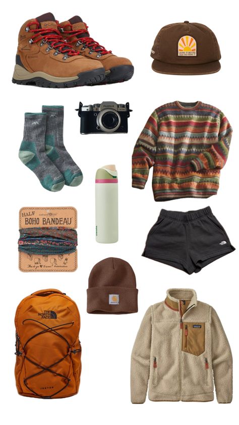 Granola Outfits, Granola Girl, Mood Board Fashion, Warm Outfits, Hiking Outfit, Outfit Inspo Fall, Dream Clothes, Starter Kit, Cute Fashion