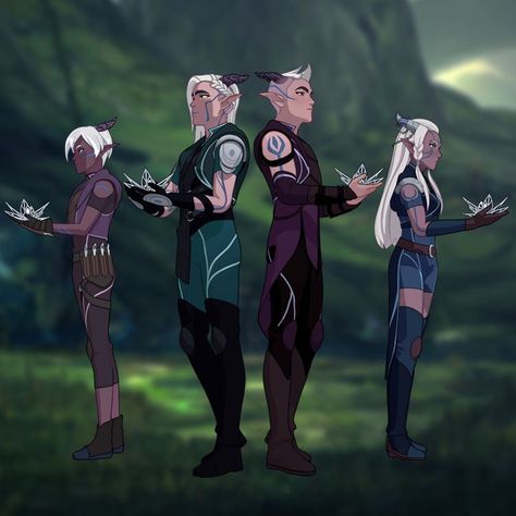 Moonshadow Elves, Moonshadow Elf, Rayla Dragon Prince, Prince Dragon, Captain America Movie, The Dragon Prince, Dragon Princess, Moon Shadow, Cartoon Games