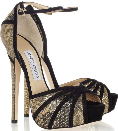 Mixed-Media Jimmy Choo “Kalpa” Sandals Louboutin Sandals, Christian Louboutin Sandals, Jimmy Choo Sandals, Jimmy Choo Pumps, Jimmy Choo Heels, Elegant Shoes, Fashion Heels, Hot Shoes, Fashion High Heels