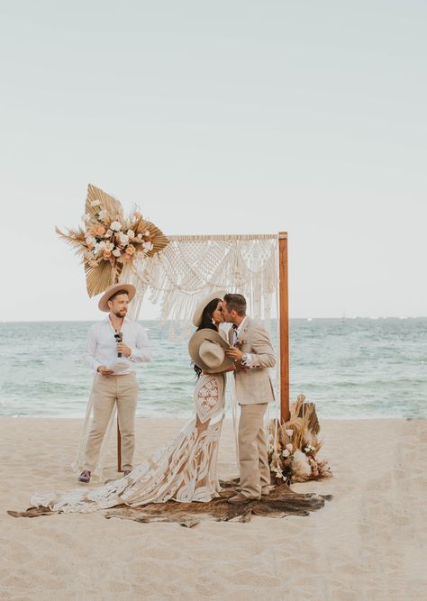 Altar Wedding, Beach Groom, Kiss The Bride, Los Cabos Wedding, Wedding Altars, Cabo Weddings, Wedding Planning Services, Beach Destination Wedding, Seaside Wedding