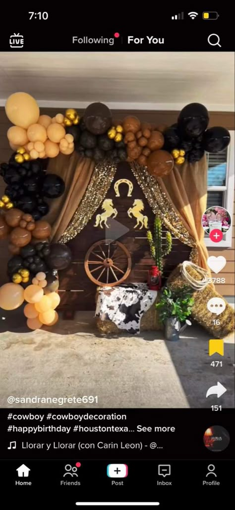 Rancho Theme Party Ideas, Vaquera Theme Party Decor, Norteño Party Ideas, Cowboy Theme Backdrop, Vaquera Birthday Party Ideas, Vaquero Birthday Party Ideas, Vaquera Party Decoration, Western 15 Decorations, Cowboy Backdrop Ideas