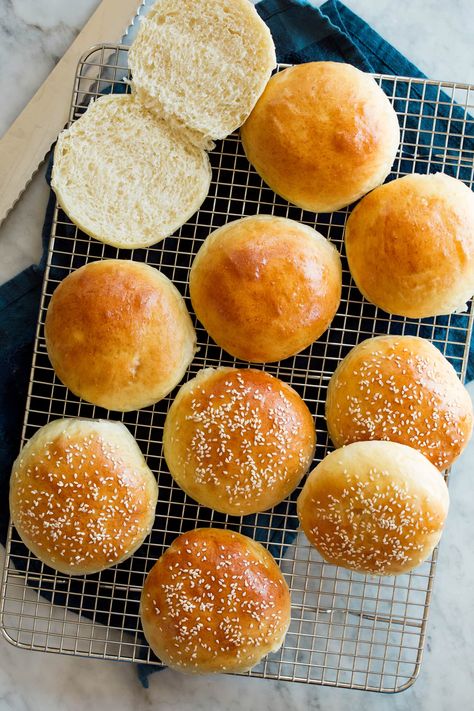 Hamburger Bun Recipe No Egg, Classy Recipes, Cooking Classy Recipes, Best Burger Buns, Hamburger Buns Recipe, Burgers Chicken, Burger Buns Recipe, Hamburger Bun Recipe, Homemade Hamburger Buns