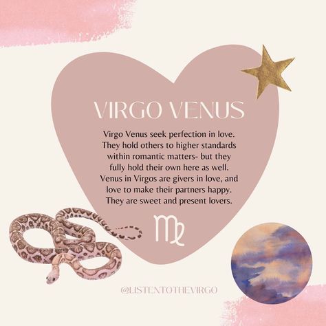 Venus, the planet of love, moves into Virgo this weekend and things get real in this energy! 💘 swipe for the vibes! ♍️ #Listentothevirgo Venus In Virgo Aesthetic, Venus Virgo, Venus The Planet, Venus In Virgo, Bug Type, Libra Life, Hippie Aesthetic, Learn Astrology, Personal Aesthetic