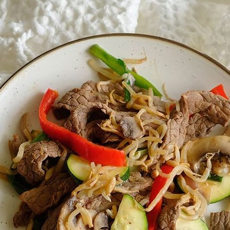 PrepYoSelf on Instagram: "Whip up this delightful Beef and Bean Sprout Stir Fry dish made with thinly sliced sirloin steak, vibrant veggies, and crunchy bean sprouts– a budget-friendly, healthy, and quick meal prep alternative to takeout. Check out the full recipe here: https://www.prepyoself.com/recipes/beef-bean-sprout-stir-fry/ #easymealsforbusypeople #mealpreprecipes #mealprepping #mealprepideas" Bean Sprout Stir Fry, Sliced Sirloin, Bean Sprout, Quick Meal Prep, Budget Cooking, Sirloin Steak, Stir Fry Dishes, Recipes Beef, Quick Meal