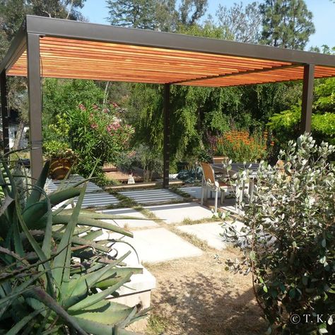 Steel And Wood Pergola, Pergola Cost, Steel Pergola, Cheap Pergola, Pergola Swing, Modern Pergola, Pergola Attached To House, Metal Pergola, Wood Pergola