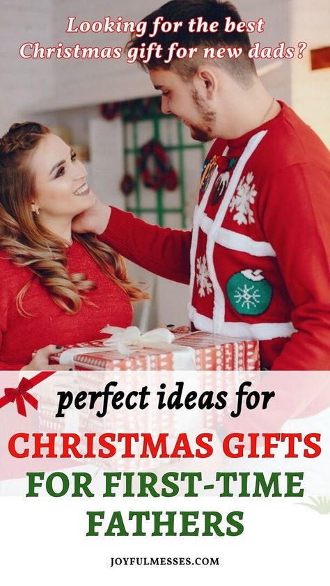 Looking for the perfect Christmas gifts for new dads? This gift guide is packed with fun and practical ideas that will make any first-time father's holiday special. From essential baby gear to fun gadgets that make parenting easier, these new dad gifts are sure to impress. Whether you're shopping for an expecting dad or celebrating a new daddy's first Christmas, this list has everything you need to make him feel appreciated and excited for fatherhood! Dads First Christmas, Ideas For Christmas Gifts, New Dad Gifts, Dad Gift Ideas, Fun Gadgets, First Time Dad Gifts, Christmas Gift Inspiration, Inexpensive Christmas Gifts, Toddler Christmas Gifts