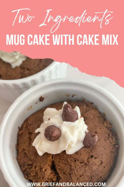 Low Calorie Cake Mix Recipes, Mug Cake Microwave With Box Cake, Ww Mug Cake Microwave, Mug Cake With Cake Mix Boxes, Microwave Cake Mix, Cake Mix Mug Cake, Weight Watcher Mug Cake, Microwave Chocolate Cakes, Chocolate Cake Mix Recipes