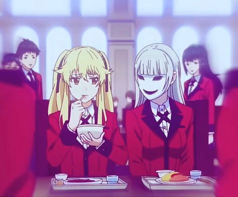 Mary Saotome And Ririka Momobami, Ririka Momobami X Mary Saotome, Kakegurui Mary X Ririka, Ririka And Mary, Ririka X Mary, Mary And Ririka, Mary X Ririka, Kakegurui Mary Saotome, Kakegurui Ships