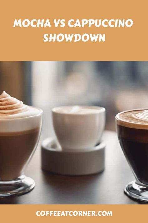 Curious about the intricate flavors of Mocha and Cappuccino? Discover the delightful nuances that make this caffeinated showdown a must-read. How To Make Mocha, Mocha Cappuccino, Mint Mocha, Caramel Mocha, Coffee Concentrate, Dairy Free Alternatives, Milk Foam, Flavored Syrup, Coffee Tasting