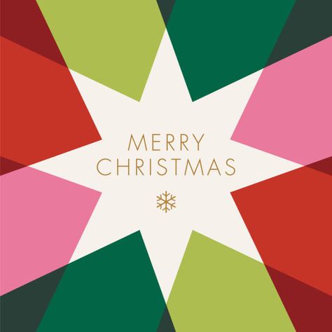 Christmas Graphic Design, Christmas Campaign, Christmas Typography, Holiday Icon, Christmas Graphics, Christmas Inspo, Geometric Star, Christmas Packaging, Christmas Poster