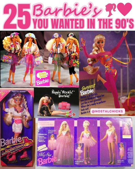 Barbie Long Hair, 90s Nostalgia Aesthetic, 90s Toys Nostalgia, 1980s Barbie Dolls, Barbie Doll Car, My Size Barbie, 90s Theme Party Outfit, Nostalgia Toys, 1980s Barbie