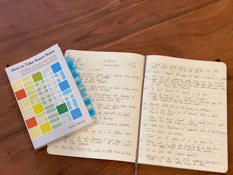 How To Take Book Notes Reading, Take A Note Planner, Antinet System, Note Layout Ideas, How To Take Smart Notes, Digital Commonplace Book, How To Take Proper Notes, How To Index A Commonplace Book, Book Sticky Notes Guide