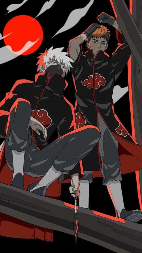 Kakashi And Obito, Obito Uchiha, Kakashi Hatake, Naruto, On Twitter, Books, Twitter, Red, Anime