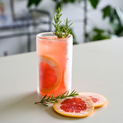 Italian Greyhound Cocktail Recipe | Barossa Distilling Co Greyhound Drink, Greyhound Cocktail, Italian Cocktails, Grapefruit Soda, Vodka Recipes, Spirit Gifts, Rosemary Sprigs, Grapefruit Juice, Delicious Cocktails