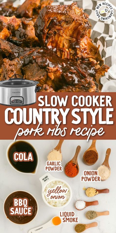 Slow Cooker Country Style Ribs Bone In Country Ribs Crock Pot, Country Pork Ribs Recipes Crock Pot, Loin Country Style Ribs Crock Pot, Country Style Spare Ribs Crock Pot, Keto Country Style Pork Ribs Crock Pot, Crock Pot Country Style Pork Ribs, Pork Short Ribs Recipe Crock Pots, Pork Country Style Ribs Crock Pot, Country Style Ribs In Crock Pot