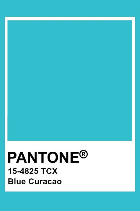 Pantone Blue Curacao Cyan Pantone, Pantone Blue Turquoise, Bleu Pantone, Pantone Azul, Pantone Tcx, Pantone Green, Blue Pantone, Pantone Color Chart, Pantone Swatches