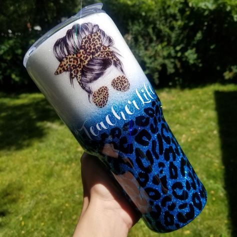 Brand New, Custom, Epoxy/Resin, 30oz, Stainless Steel Tumbler. This Size Does Fit In Standard Cup Holders! Fda Compliant Epoxy/Resin Used. Non Toxic And Safe For Drinks. Not Microwave Safe Or Dishwasher Safe! Handwash Only And Don't Soak In Water. Made To Order So It Can Be Fully Customized To Your Liking. **Please Allow The Full 7 Days. Epoxy/Resin Works In Layers That Need To Be Fully Cured Between Each And Then Up To 48hrs Before Shipping So It Is Fully Cured.** Resin Works, Small Business Marketing Plan, Drinks Tumbler, Resin Uses, Tumbler Ideas, Cute Cups, Non Toxic, Cup Holders, Teacher Life