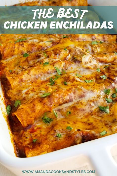 Chicken Enchiladas Natashas Kitchen, Roasted Chicken Enchiladas, Chicken Enchiladas With Canned Red Sauce, Oven Baked Enchiladas Shredded Chicken, Authentic Chicken Enchiladas Mexico, Boiled Chicken For Enchiladas, Authentic Enchiladas Chicken, Chicken Enchiladas With Rotisserie, Rotisserie Chicken Enchiladas Easy