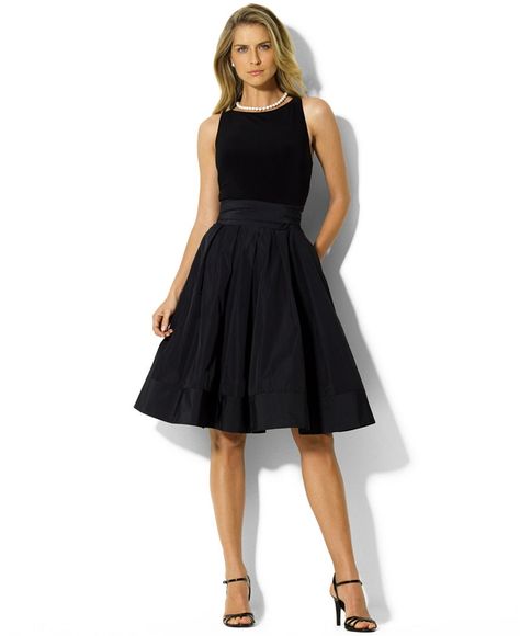 Ralph Lauren Formal, Semi Formal Dresses, Cocktail Gowns, Taffeta Dress, Ralph Lauren Dress, Ralph Lauren Womens, Nordstrom Dresses, Fit And Flare Dress, Fit Flare Dress