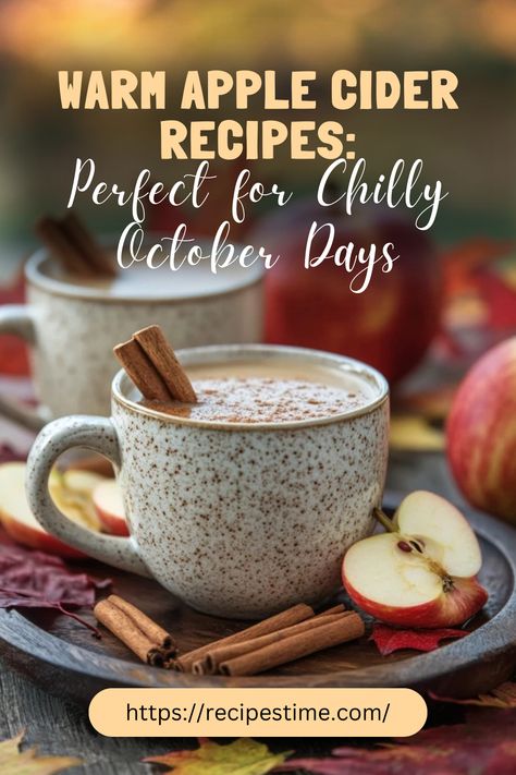 Nothing warms you up like a cozy mug of Apple Cider! These delicious and easy Apple Cider Recipes are perfect for chilly October days, offering a taste of fall with every sip. 🍁🍎 #AppleCiderDrinks #FallSips #WarmBeverages #CozyDrinks #AutumnRecipes Stove Top Apple Cider Recipe, Apple Cider Tea Recipes, Warm Cider Recipes, Apple Cider Wassail Recipe, Warm Apple Cider Recipe, Apple Cider Crockpot, Easy Apple Cider Recipe, Apple Cider Recipes, Caramel Apple Cider Recipe