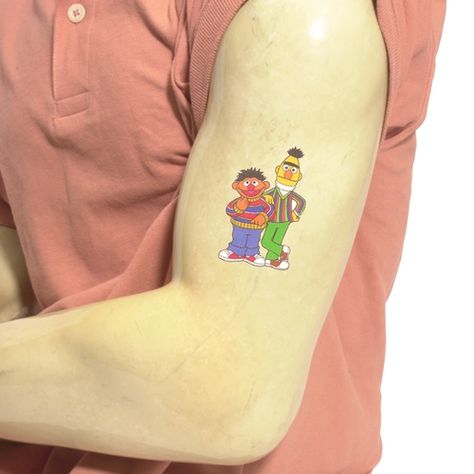 lol Sesame Street Tattoo Ideas, Street Tattoo Ideas, Sesame Street Tattoo, Street Tattoos, Nerdy Tattoos, Street Tattoo, Custom Toys, Buy Logo, On My Mind