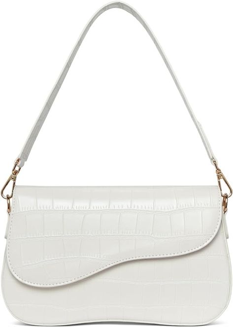 Amazon.com: Telena Shoulder Bag for Women Shoulder Purse Vegan Leather Handbags Crossbody Purses with 2 Removable Strap White : Clothing, Shoes & Jewelry Shoulder Purses, Small Crossbody Purse, Quilted Crossbody Bag, Leather Handbags Crossbody, Crossbody Bag Women, Womens Crossbody Bag, Womens Purses, Shoulder Purse, Bag For Women