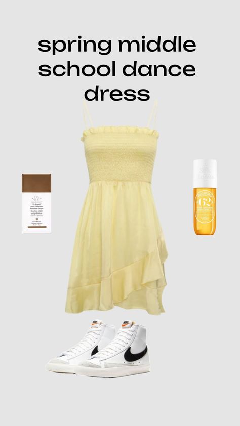 middle school dress fit!! #middleschool #dress #spring #yellow #beauty #outfitinspo #vibes #fyp #followme! Middle School Dance Dress, Middle School Dress, Middle School Dance Outfits, Middle School Dance Dresses, School Dance Outfits, Middle School Essentials, Middle School Dance, School Dance Dresses, Spring Yellow