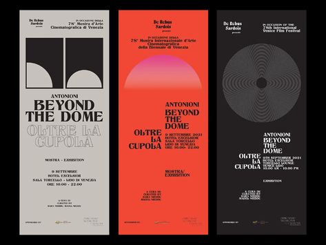 Carla Cabras Revels in Classic Design Elements With ‘Beyond the Dome’ – PRINT Magazine Venice Film Festival, Graphic Design Trends, Print Magazine, Photography Branding, Interactive Design, Exhibition Design, Brochure Design, Infographic Design, Graphic Design Art